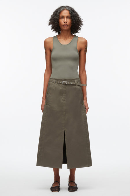 Cropped Wide Leg Origami Trouser