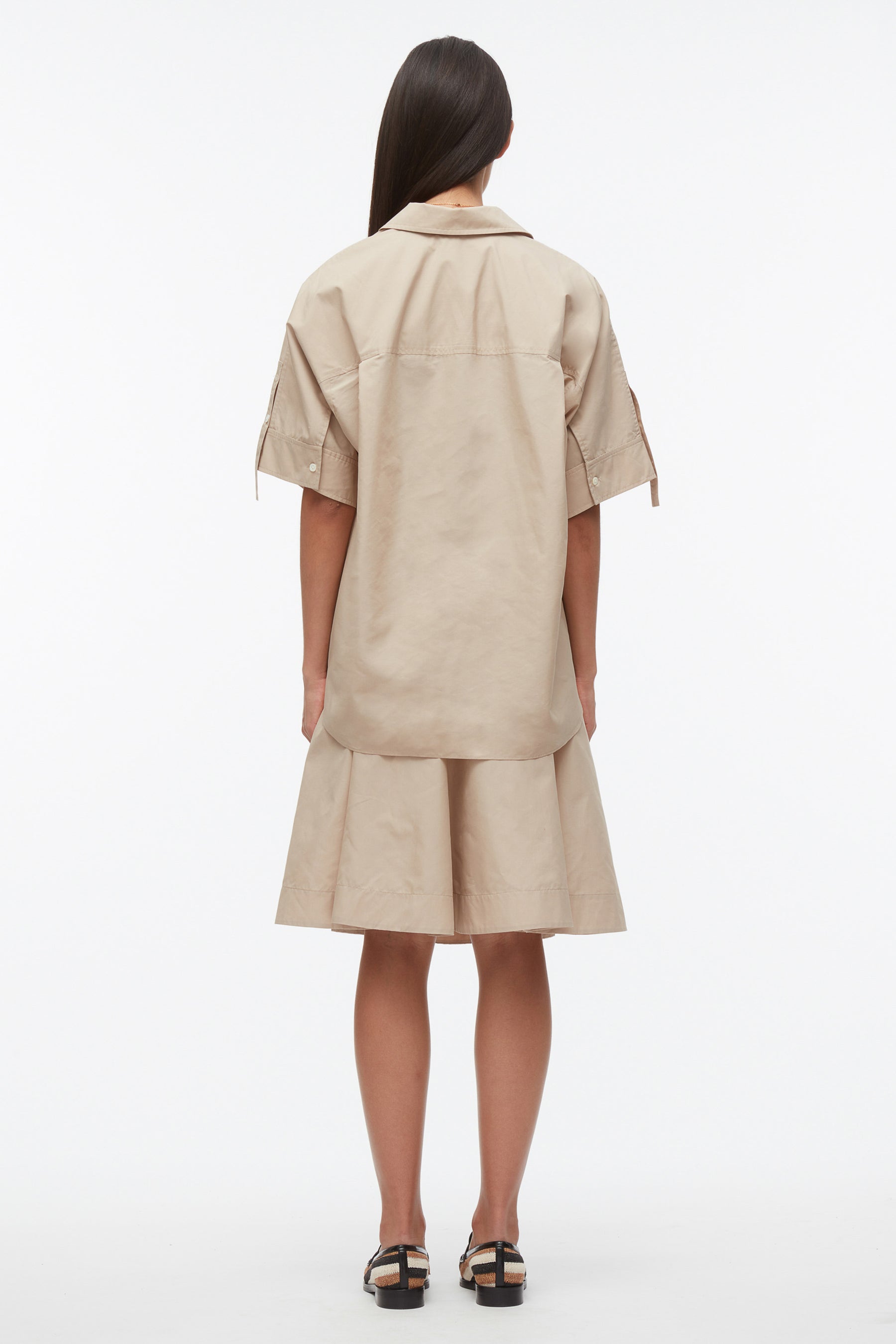 phillip lim shirt dress 3.1 Phillip Lim Silk-Blend T-Shirt Dress, Ivory / 2