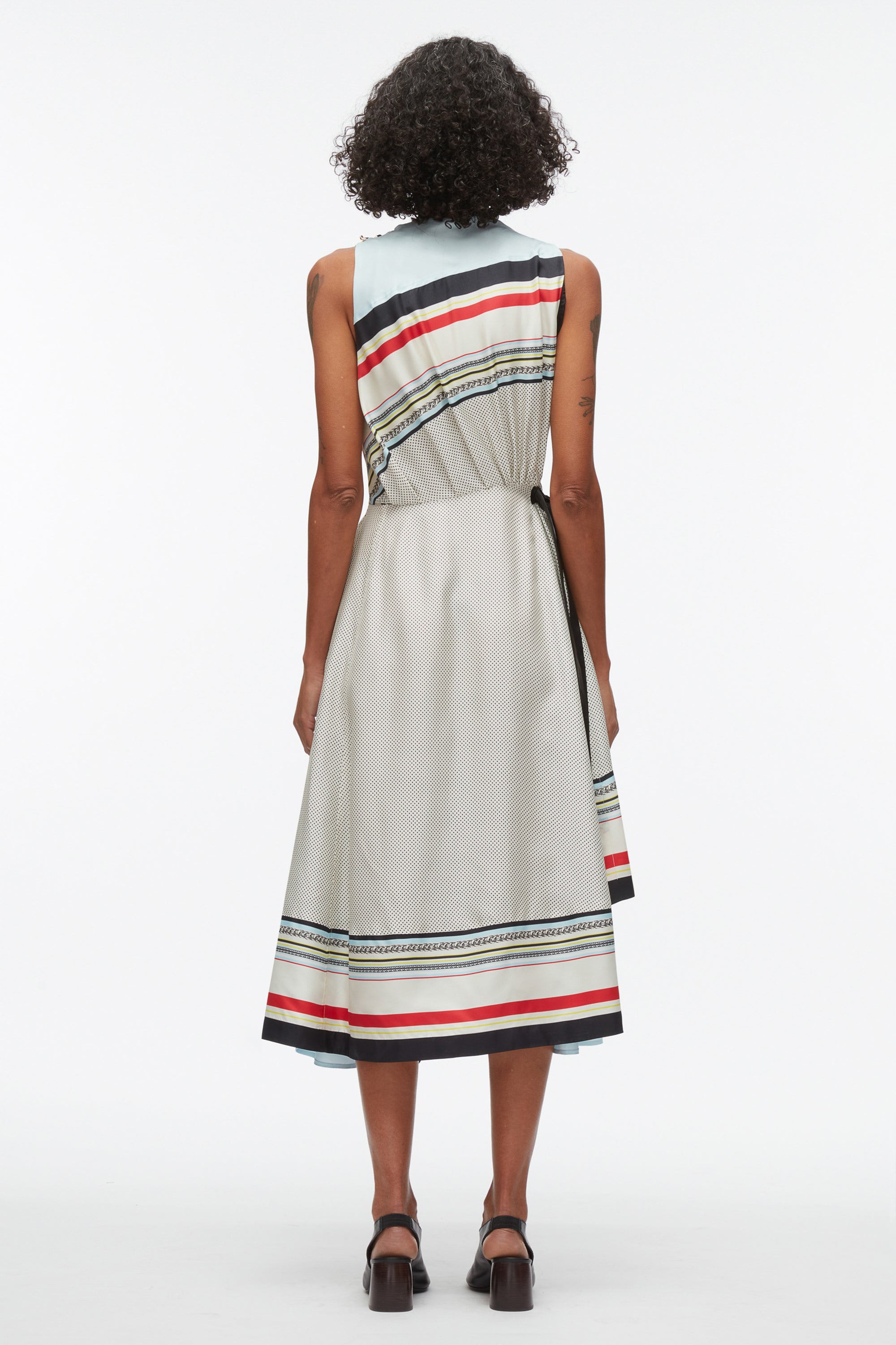 3.1 Phillip Lim Liberty Cascade Dress Ivory Multi 6