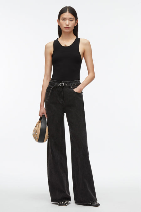 ID Petite Soft Shoulder Bag with Studs