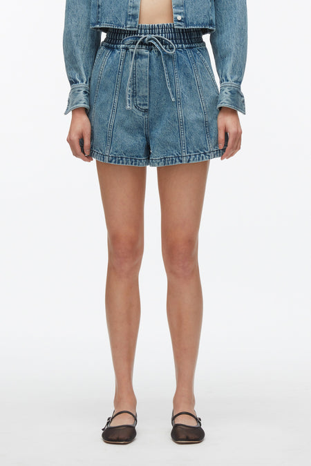 Elastic Waist Boxer Shorts