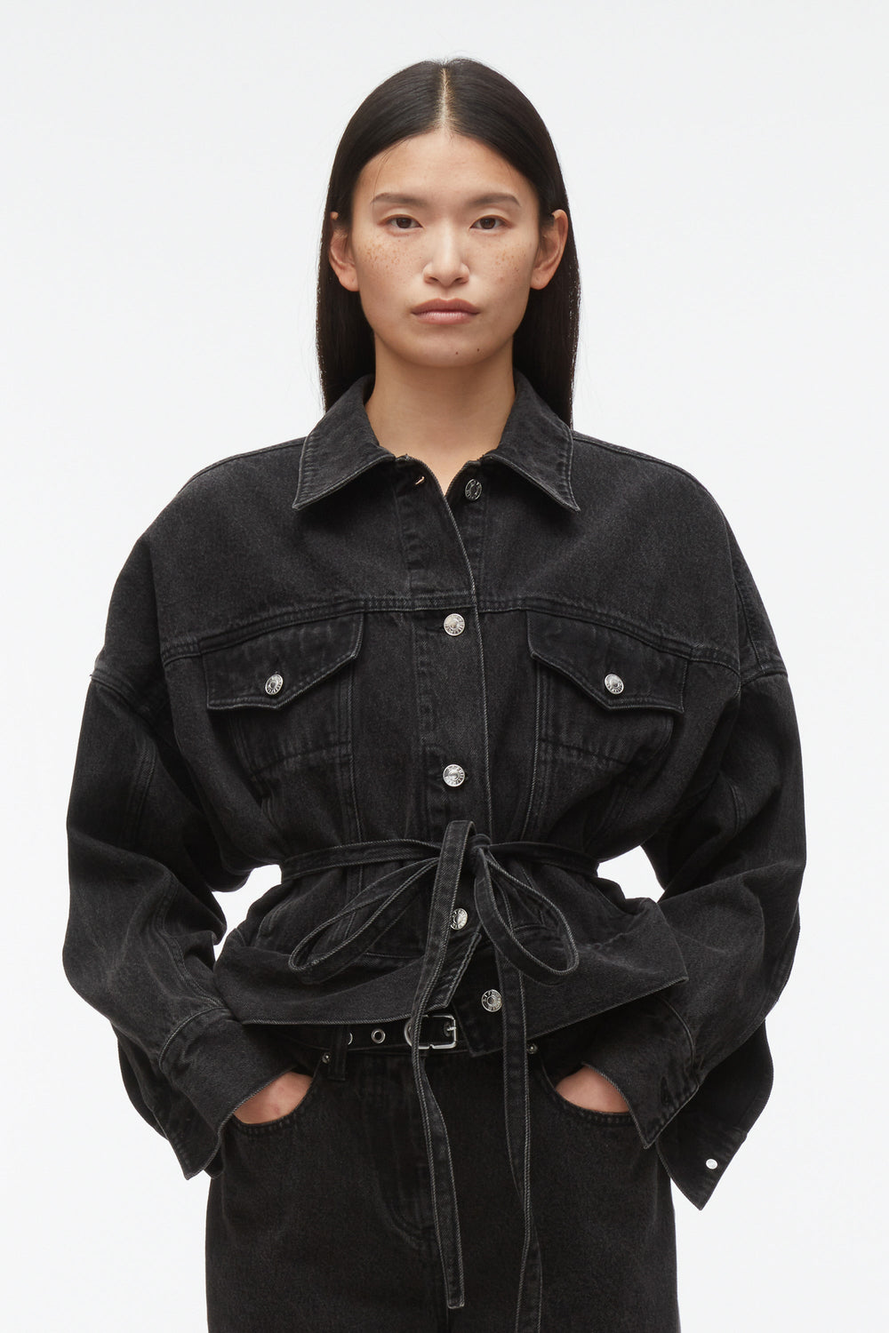 Deconstructed Denim Top