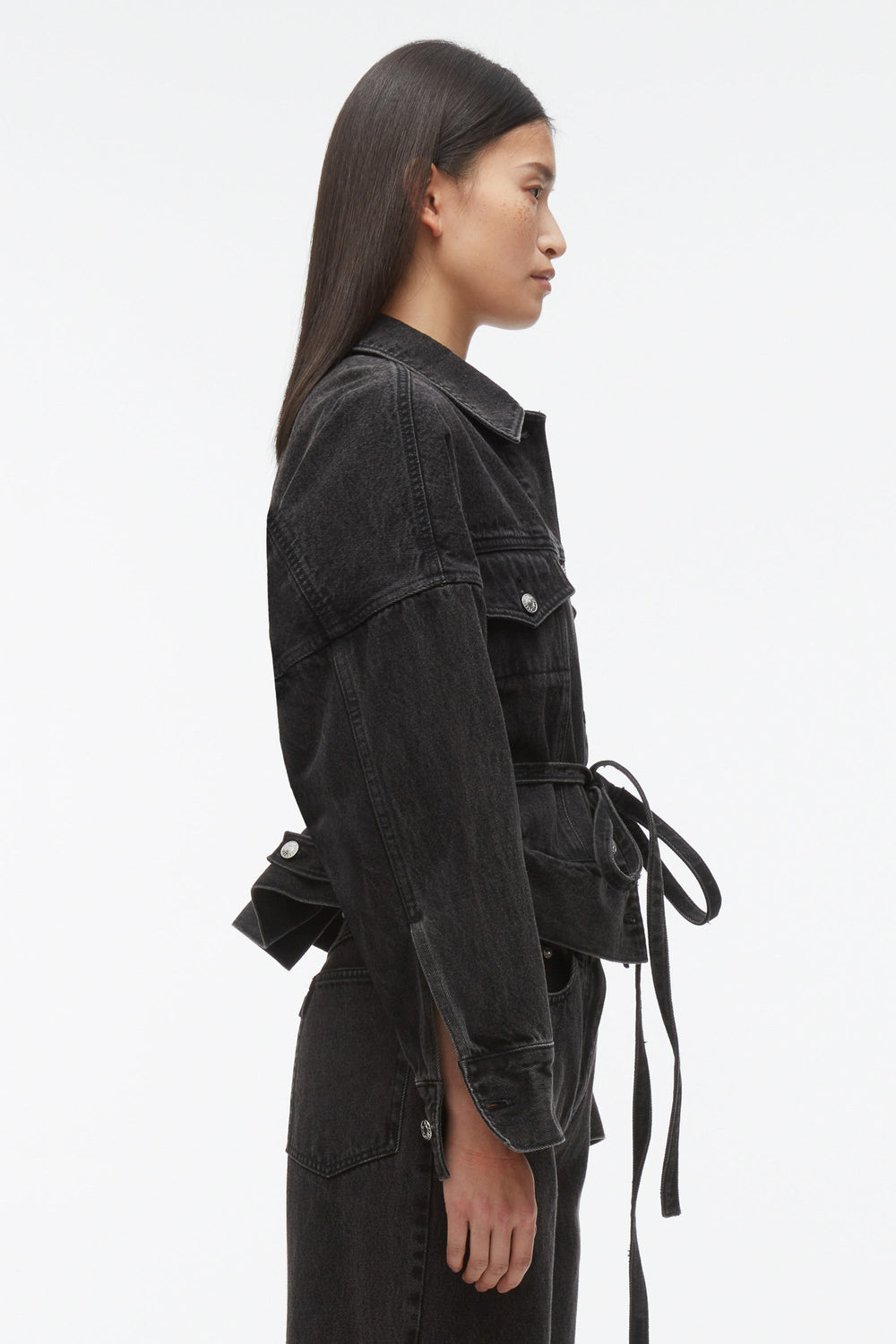 Deconstructed Denim Top