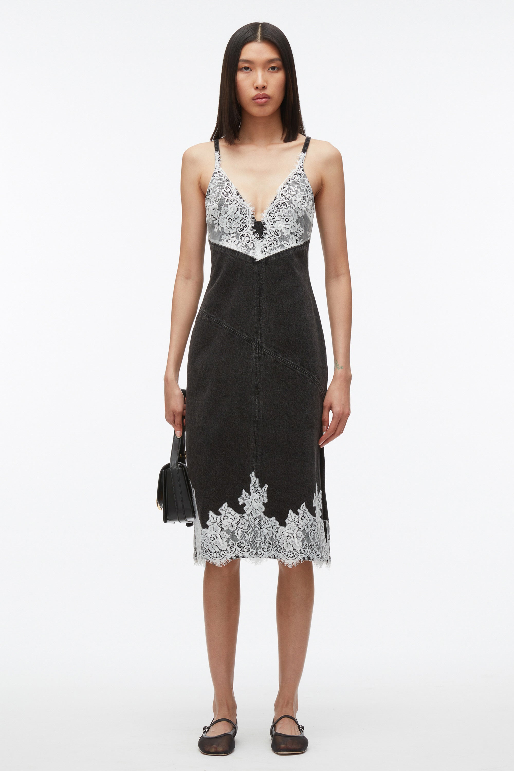 Phillip lim faux wrap 2024 dress with peekaboo keyhole