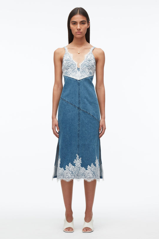 Denim Slip Dress - Blue - 3.1 Phillip Lim Denim Slip Dress - Blue - 3.1 Phillip Lim