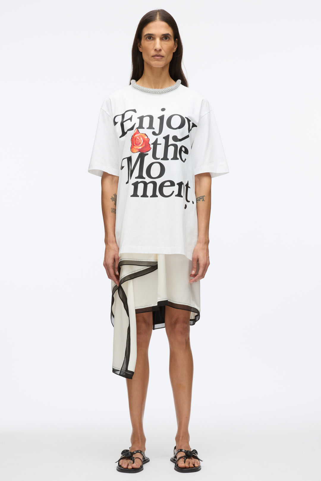 Enjoy The Moment Embellished Tee