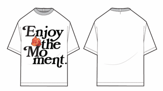 ENJOY THE MOMENT OS TEE