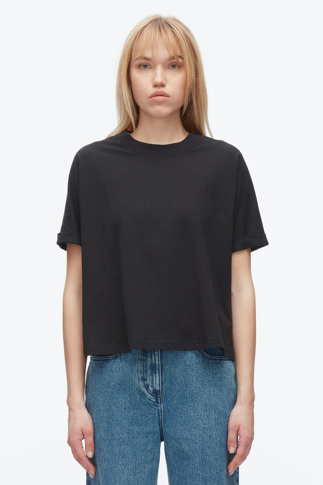 Short Sleeve Tee with Floral Collage Combo