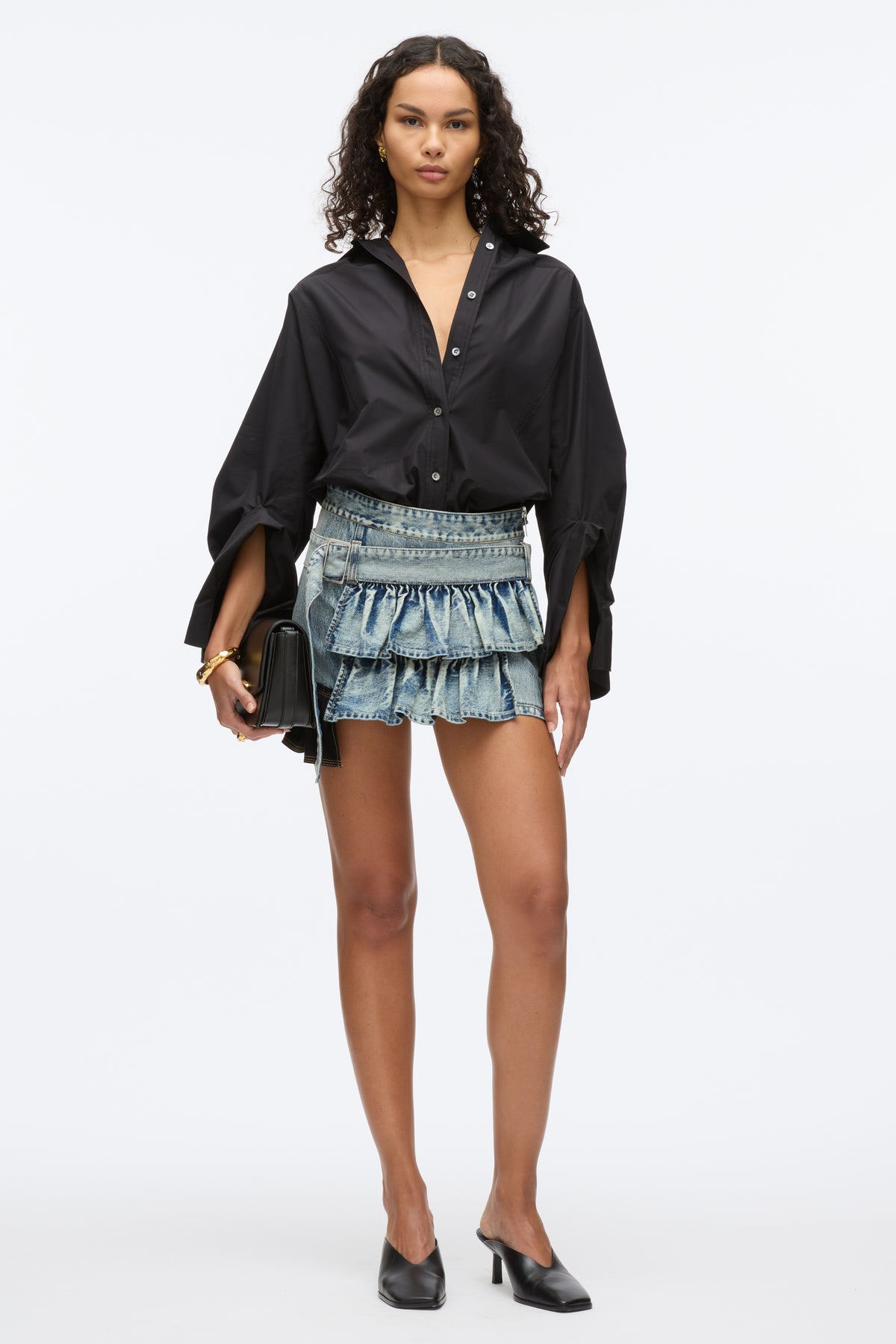 Ruffle Denim Mini Skirt – 3.1 Phillip Lim
