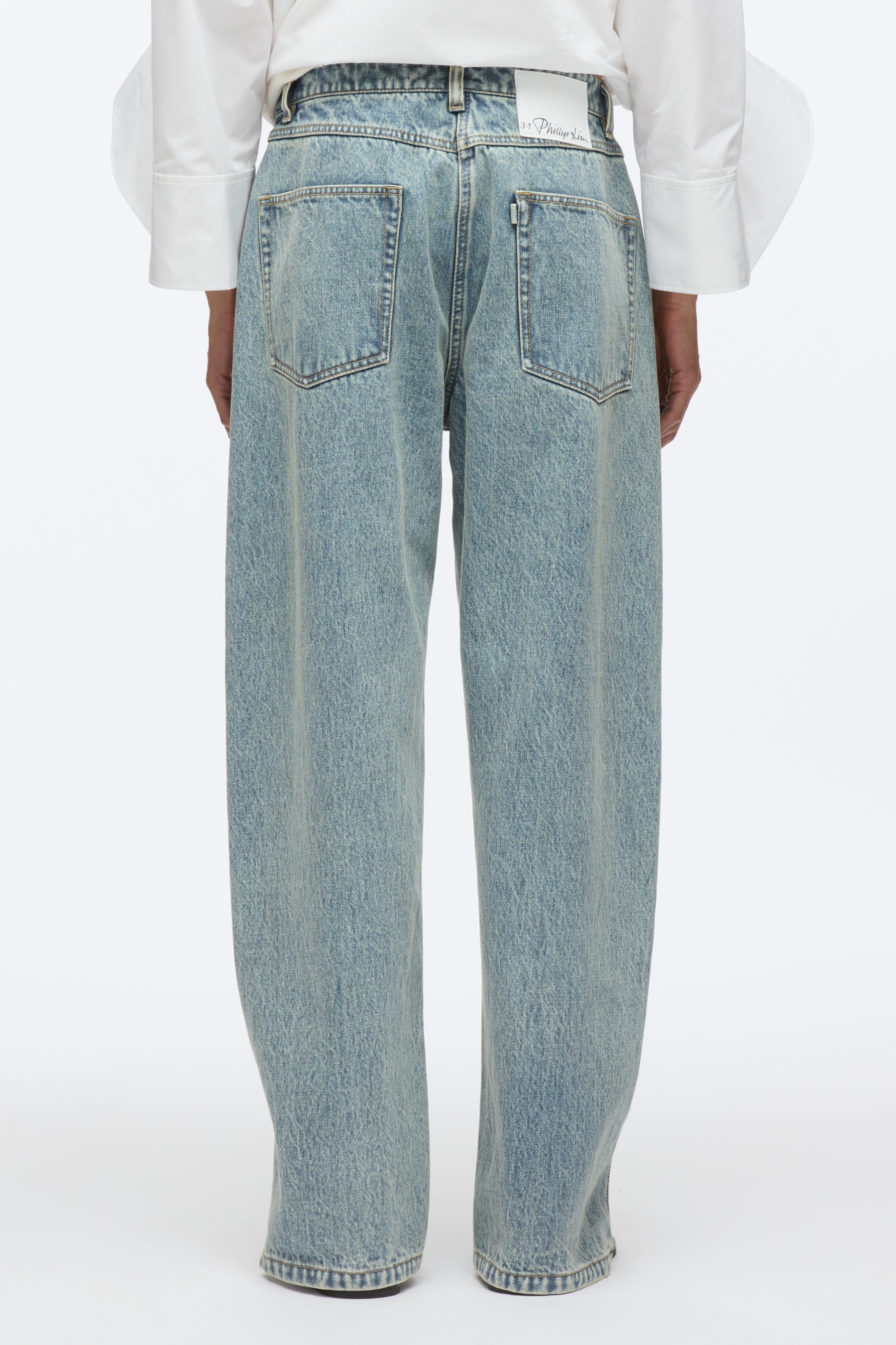 Curve Denim Petite Pant with Zippers