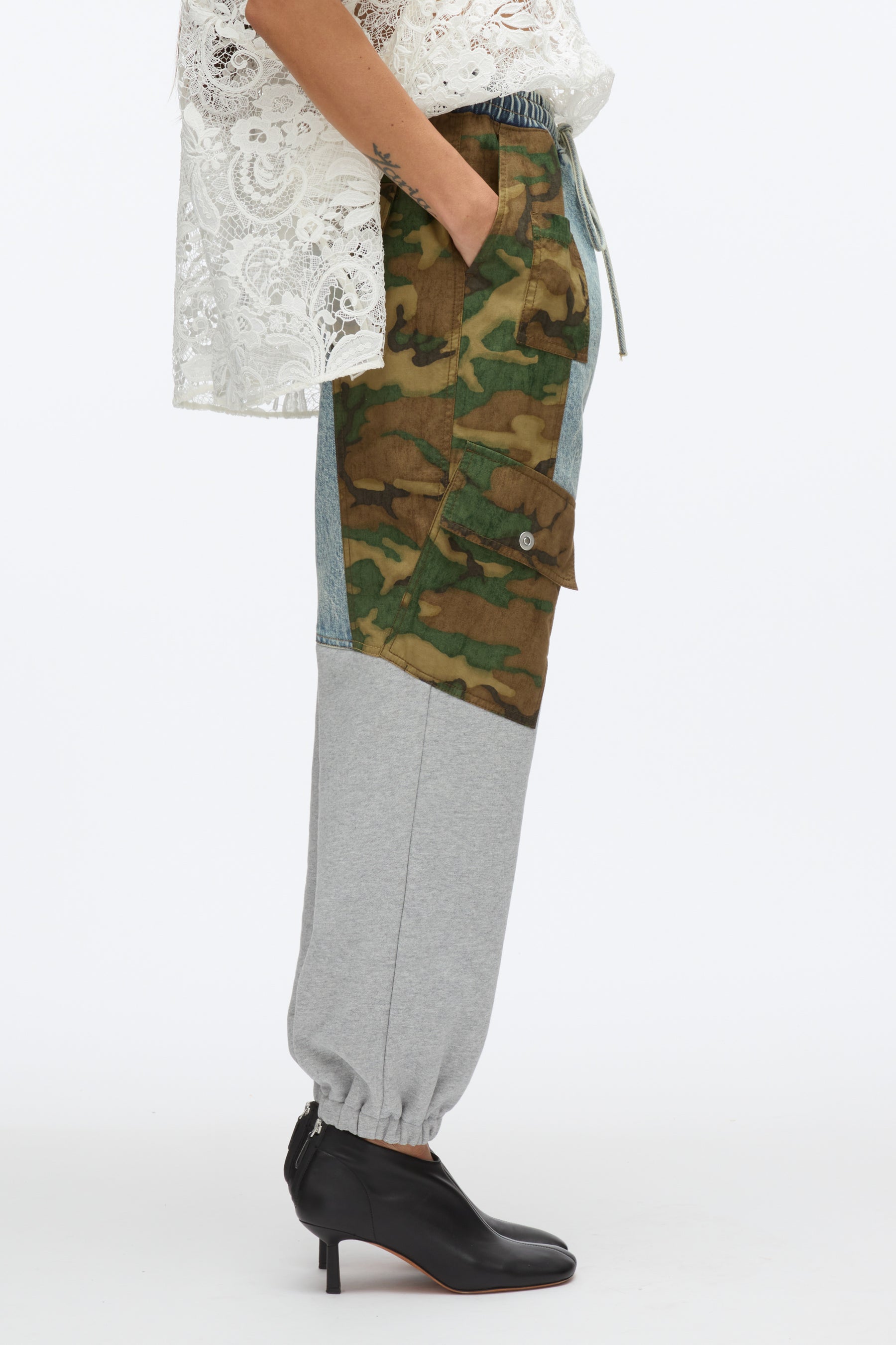 Patchwork Camo Jogger