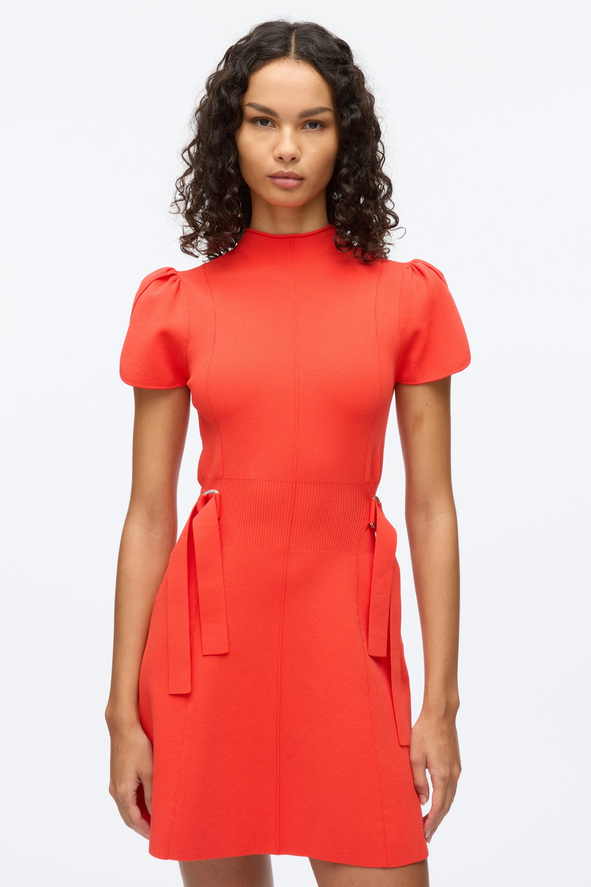 square neck structured tulip mini dress Compact Rib Tulip Dress – 3.1 Phillip Lim