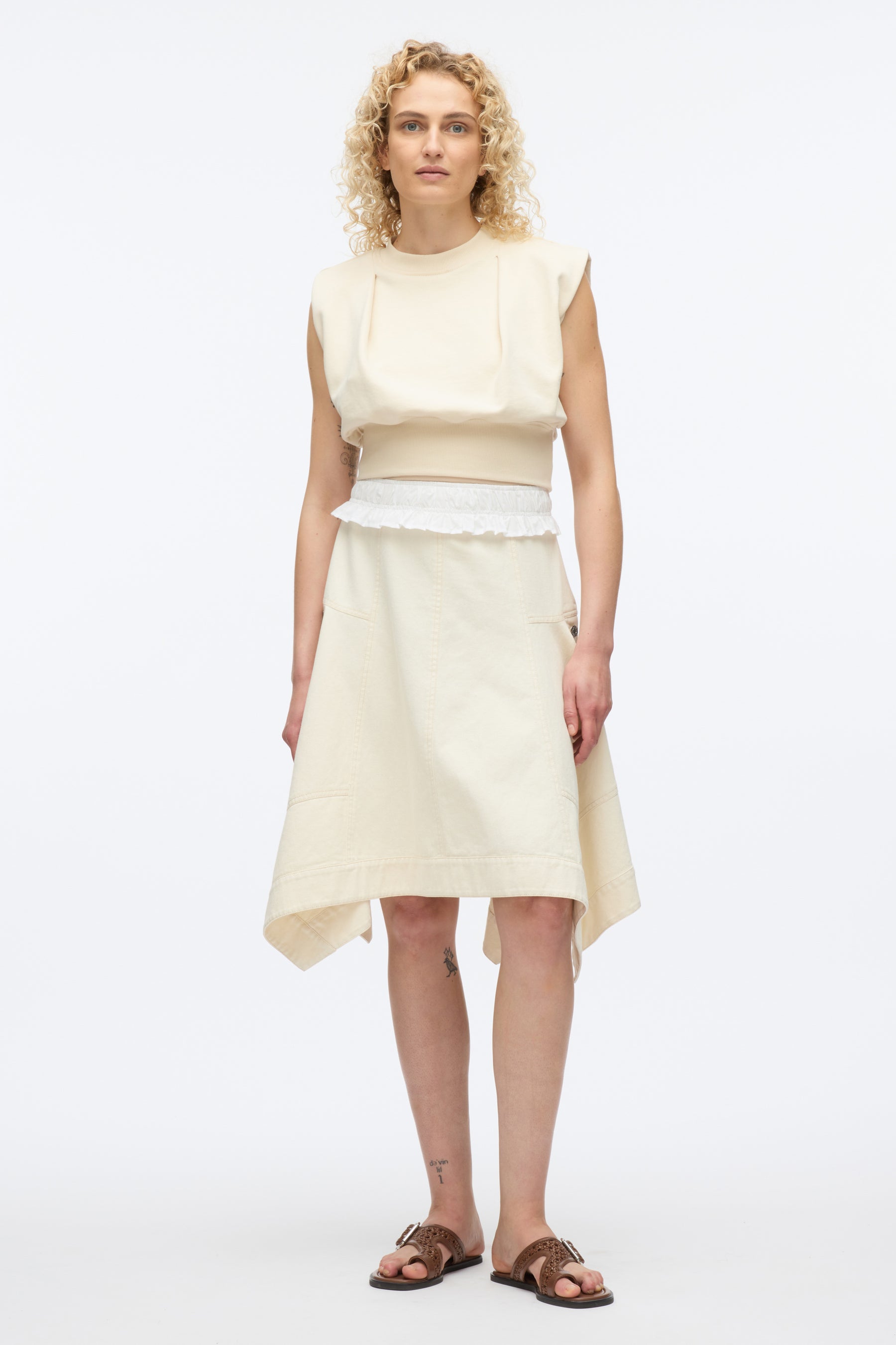French Terry Dress with Denim Combo – 3.1 Phillip Lim