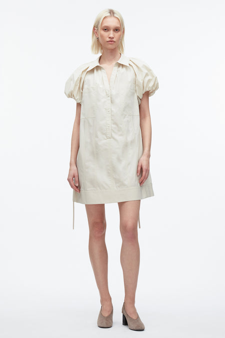 Lantern Sleeve Combo Shirt