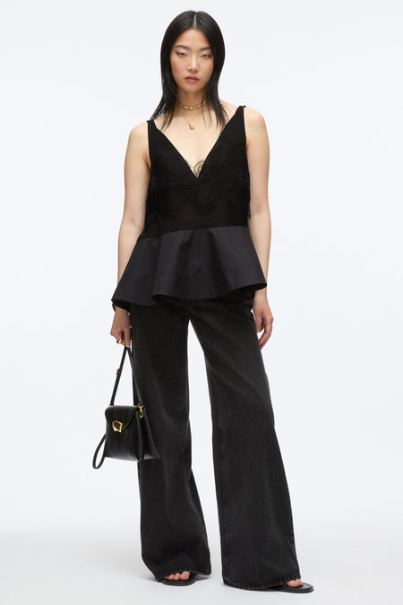 ID Petite Soft Shoulder Bag with Studs