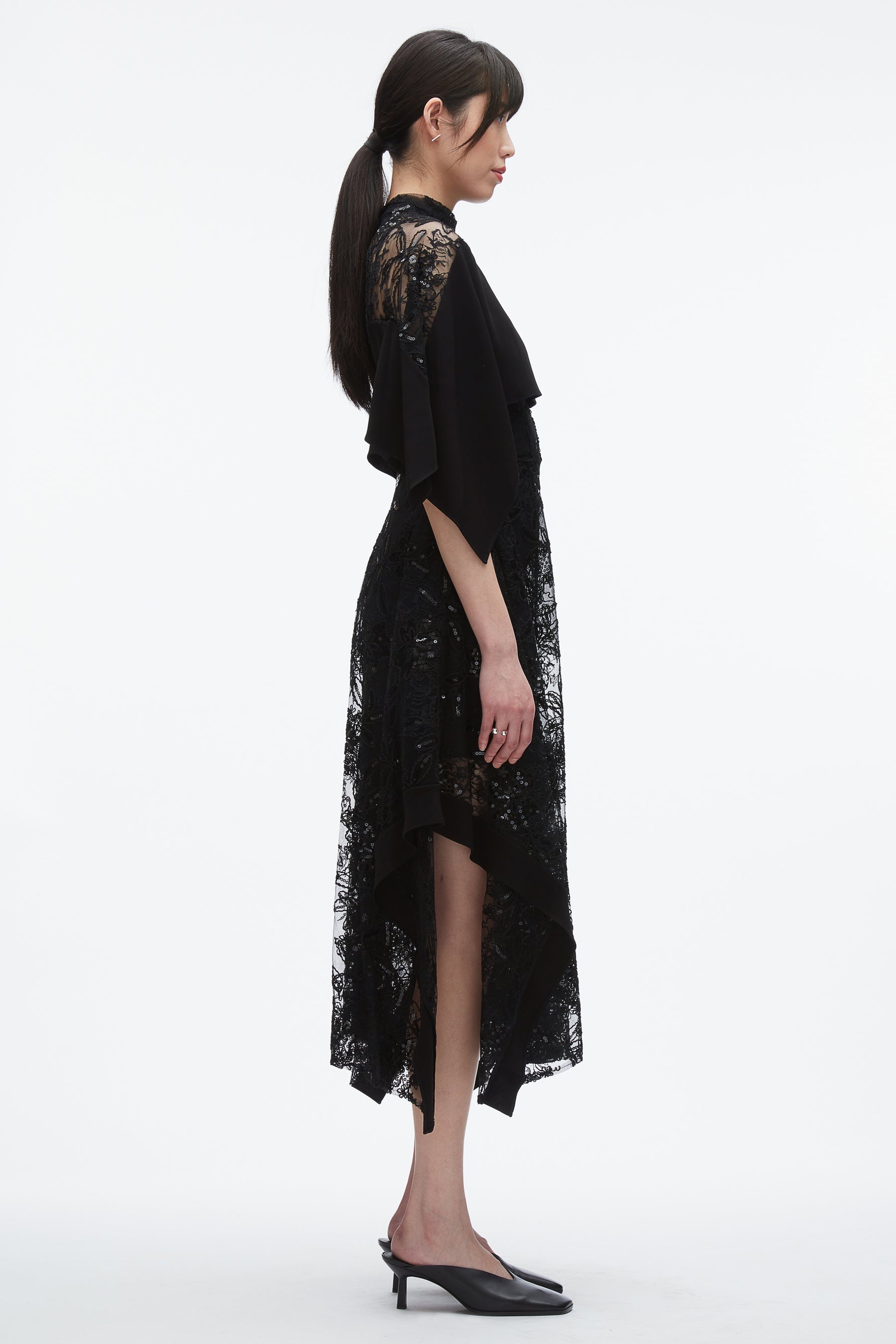 3.1 phillip lim sequin dress Sequin Embellished Puff Sleeve Midi Dress  3.1 Phillip Lim