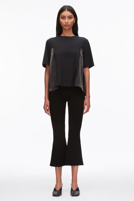 Embroidered Cap Sleeve Top