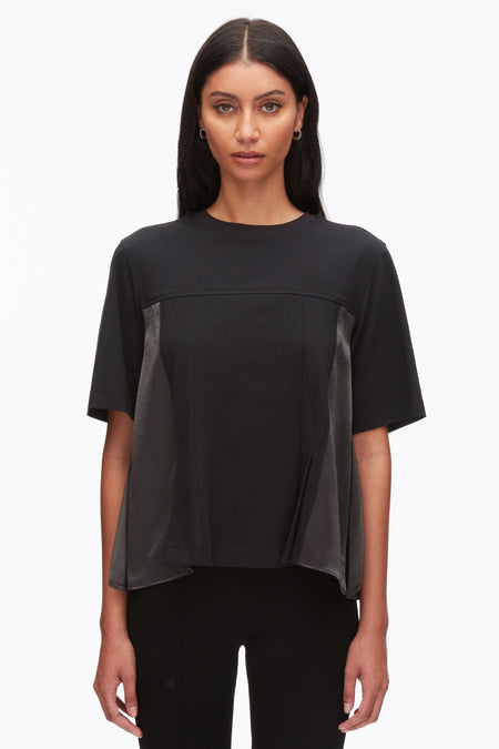 Embroidered Cap Sleeve Top