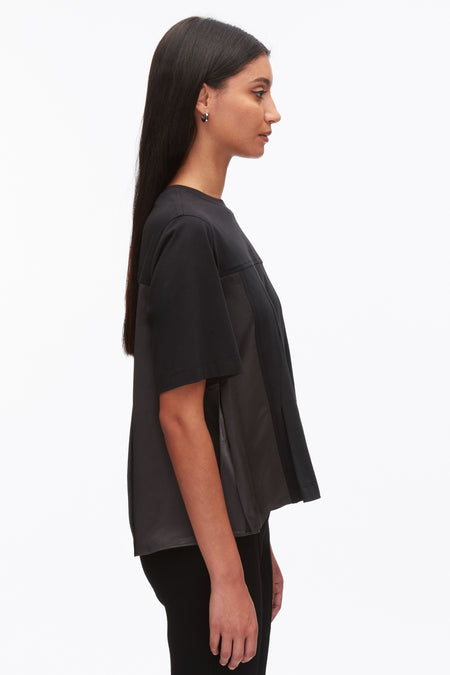 Embroidered Cap Sleeve Top