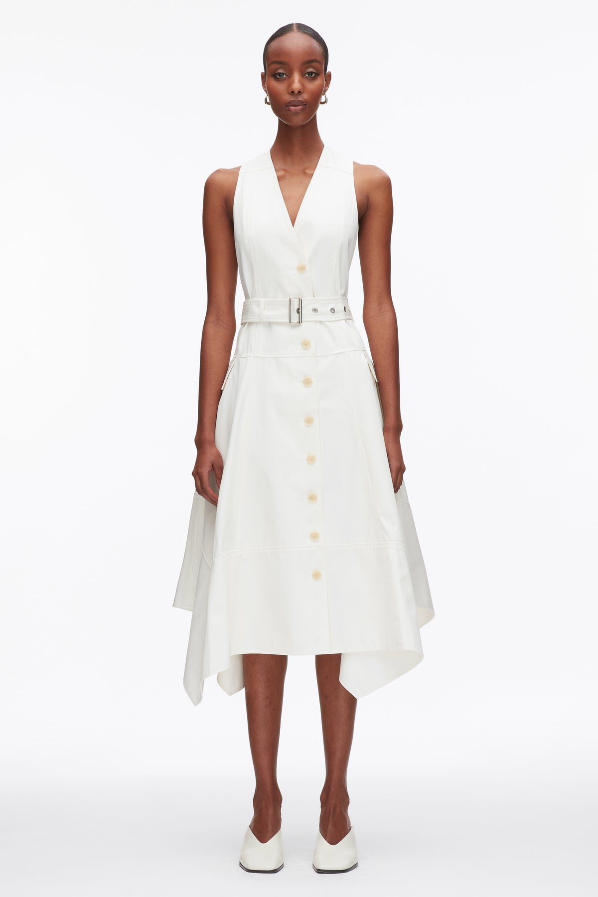 Patchwork Sleeveless Belted Utility Dress – 3.1 Phillip Lim