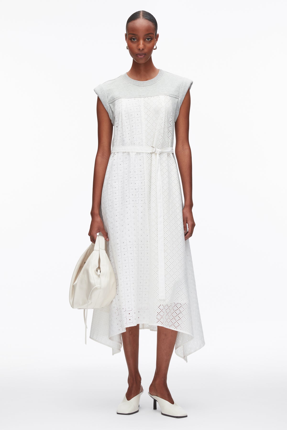 cotton terry dress Women's Minimalist French Terry Dress