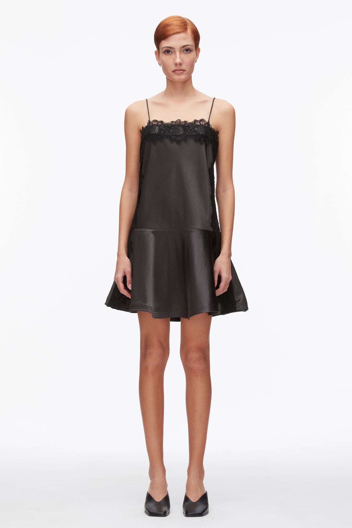 lace cami mini dress Cami Mini Dress with Lace Trim – 3.1 Phillip Lim