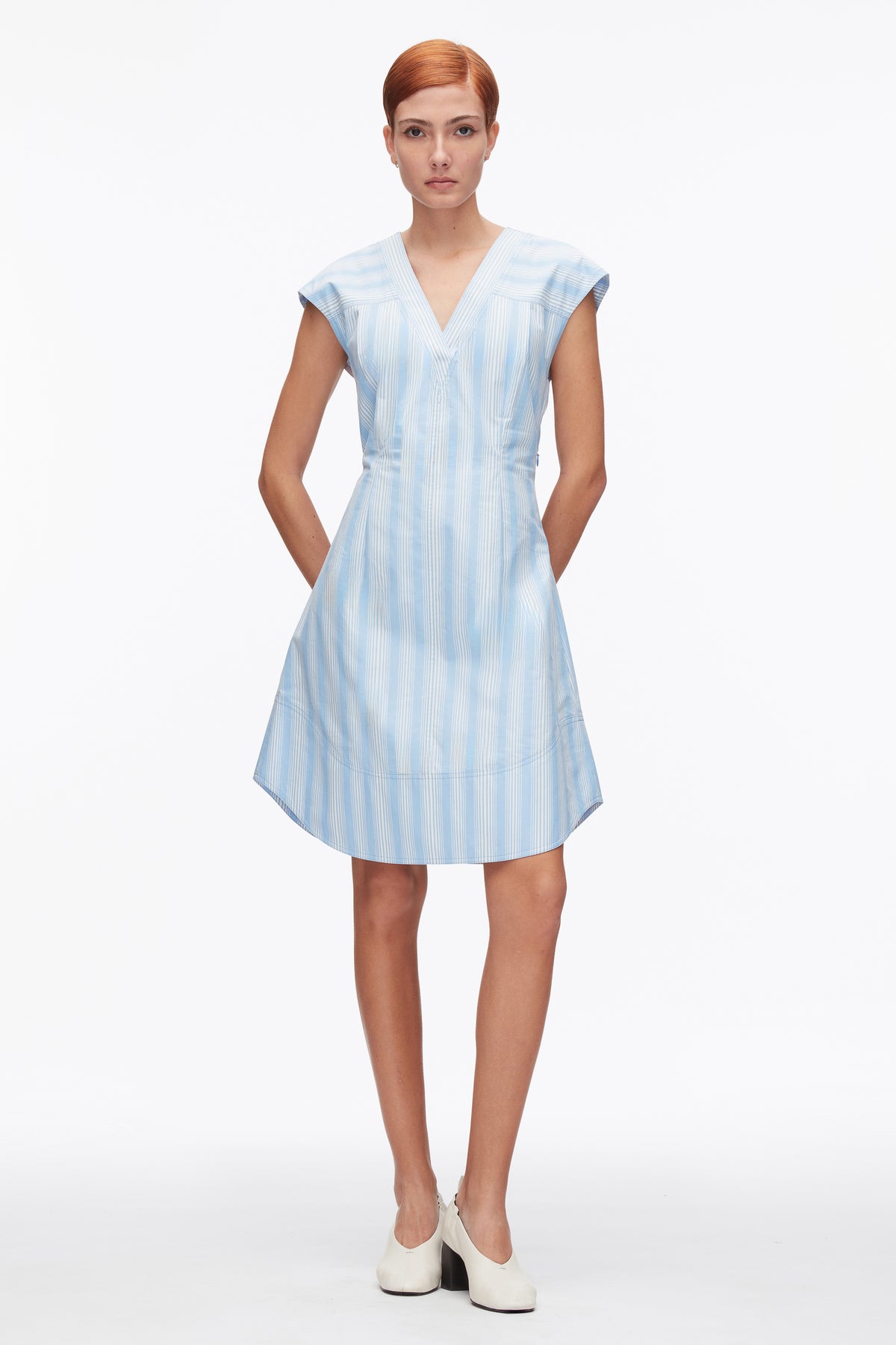 cap sleeve knee length dress Girls Summer Ruffle Cap Sleeve A Line Dress Formal Party Wedding Mesh Knee Length Dresses