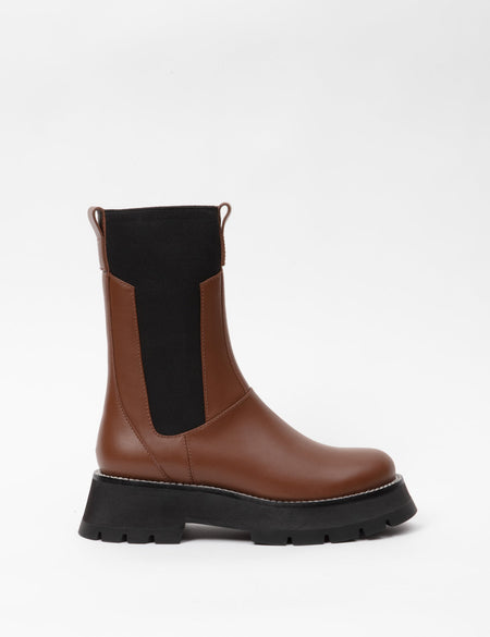 Kate - Lug Sole Double Zip Shearling Boot