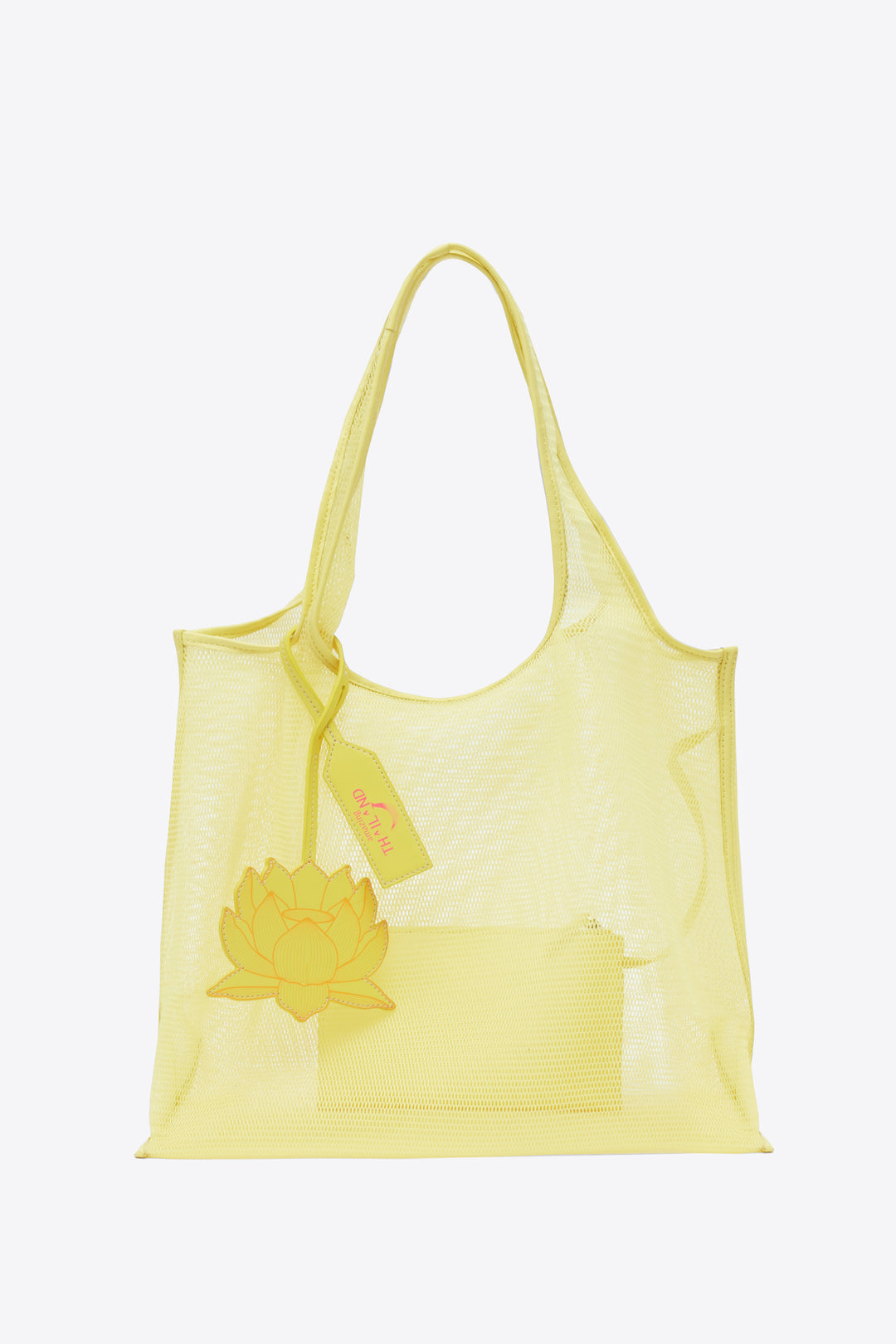 Blooming Lotus Mesh Market Tote